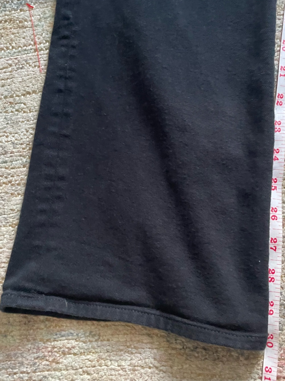 Express Classic Black Mid Rise Boot Stretch Jeans - Picture 6 of 7